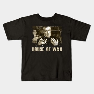 Wax And Wane Battling Evil In The House Of Wax Kids T-Shirt